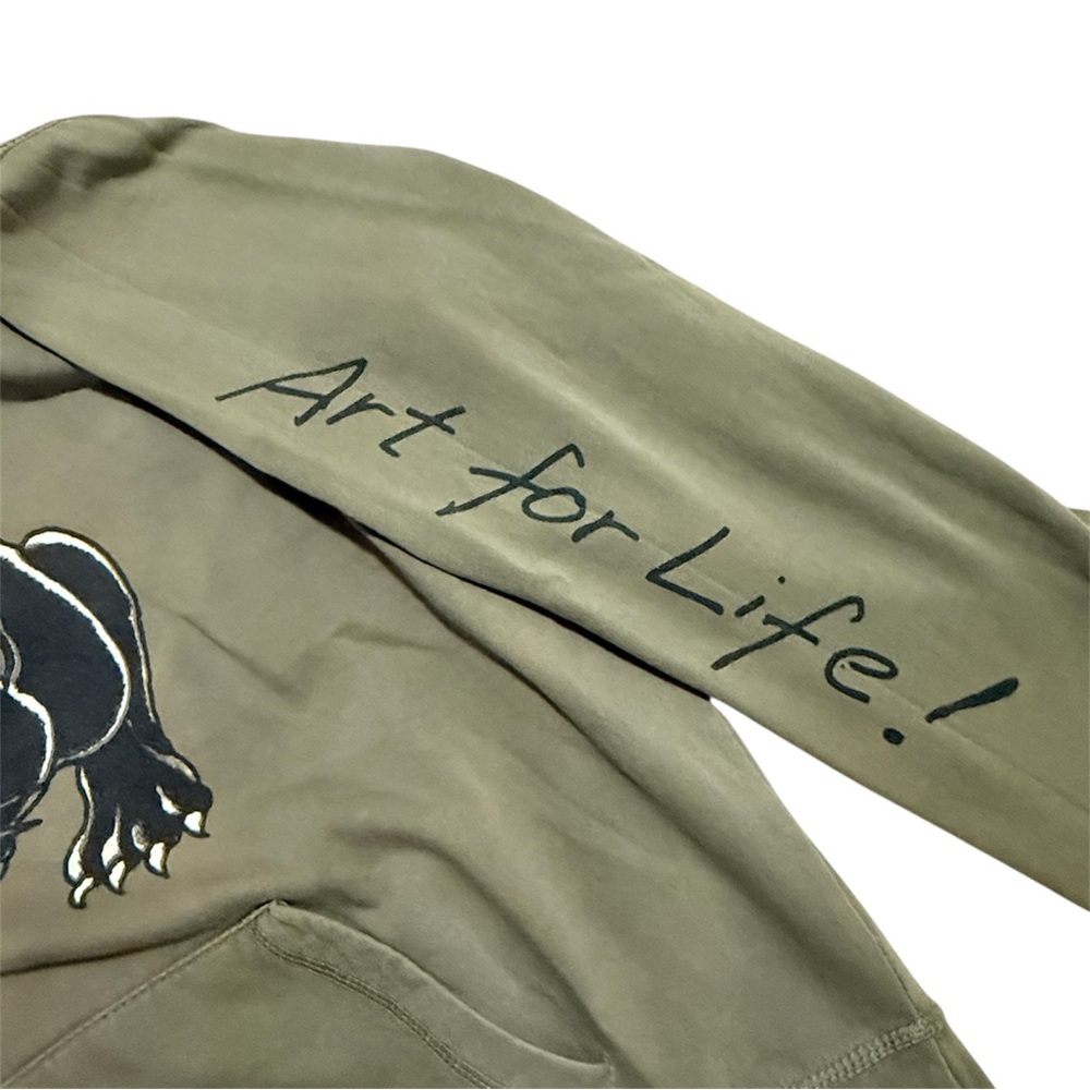 ❗️SOLD❗️Ed Hardy “Art For Life” Black Panther Hoodie - Picture 7 of 10